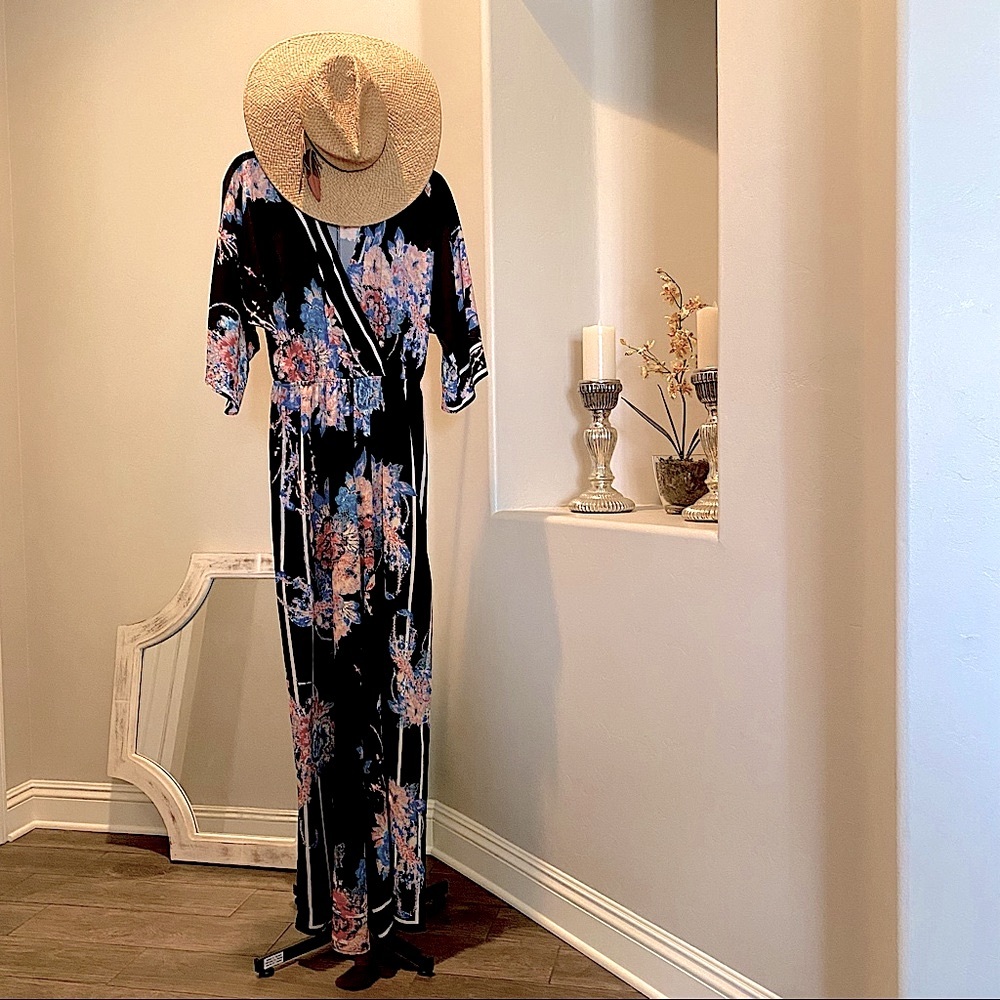 Flying Tomato kimono sleeve jumpsuit